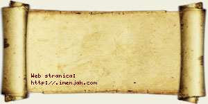 Nadja Bjeletić vizit kartica